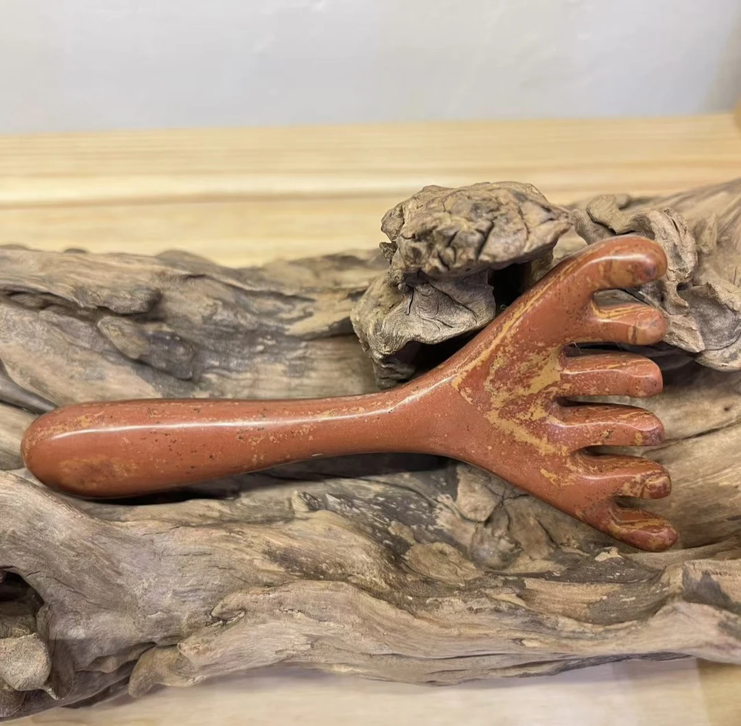 砭石六齿耙子精品