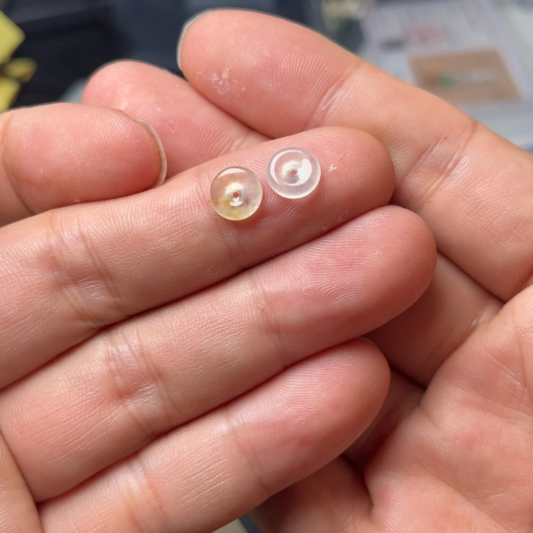 定制翡翠未镶嵌翡翠平安扣