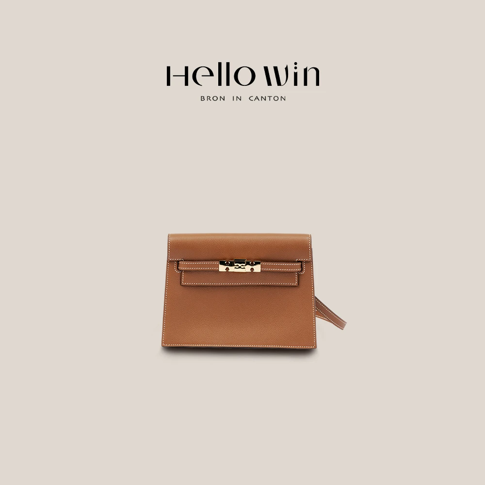 凯莉包跳舞包进口头层牛皮高级轻奢百搭时尚通勤单肩斜挎腰包