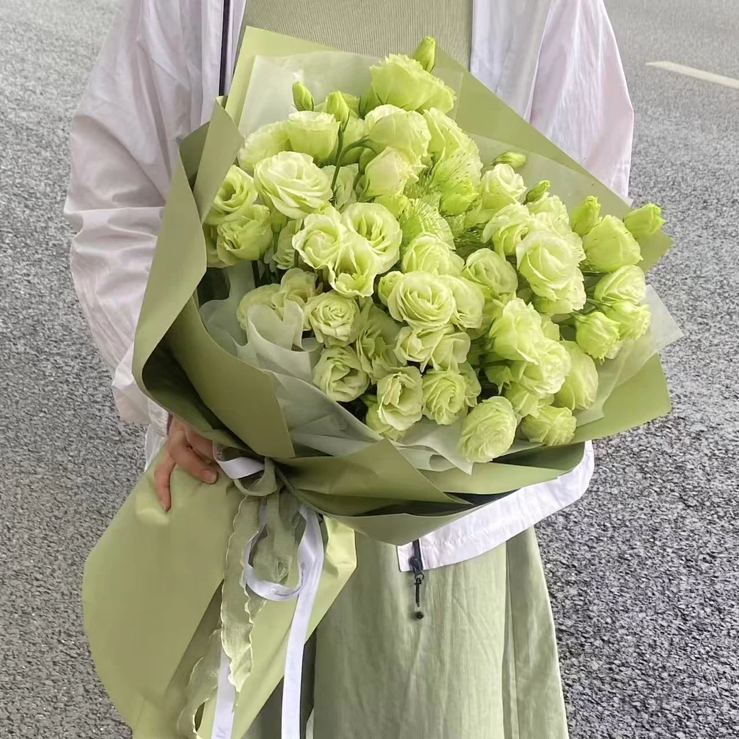 【绿色洋桔梗】小清新花期长云南顺丰发货