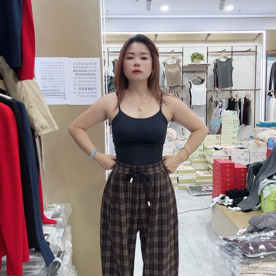 棉25085咖色裤子XL