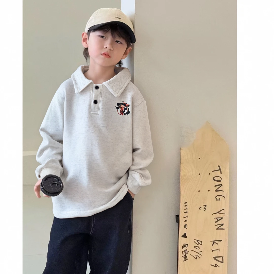 哪吒魔童闹海儿童卫衣国潮动漫男童2025春秋新款休闲宽松上衣童装