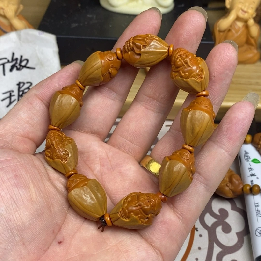 橄榄核手串/手链橄榄核橄榄核雕刻强