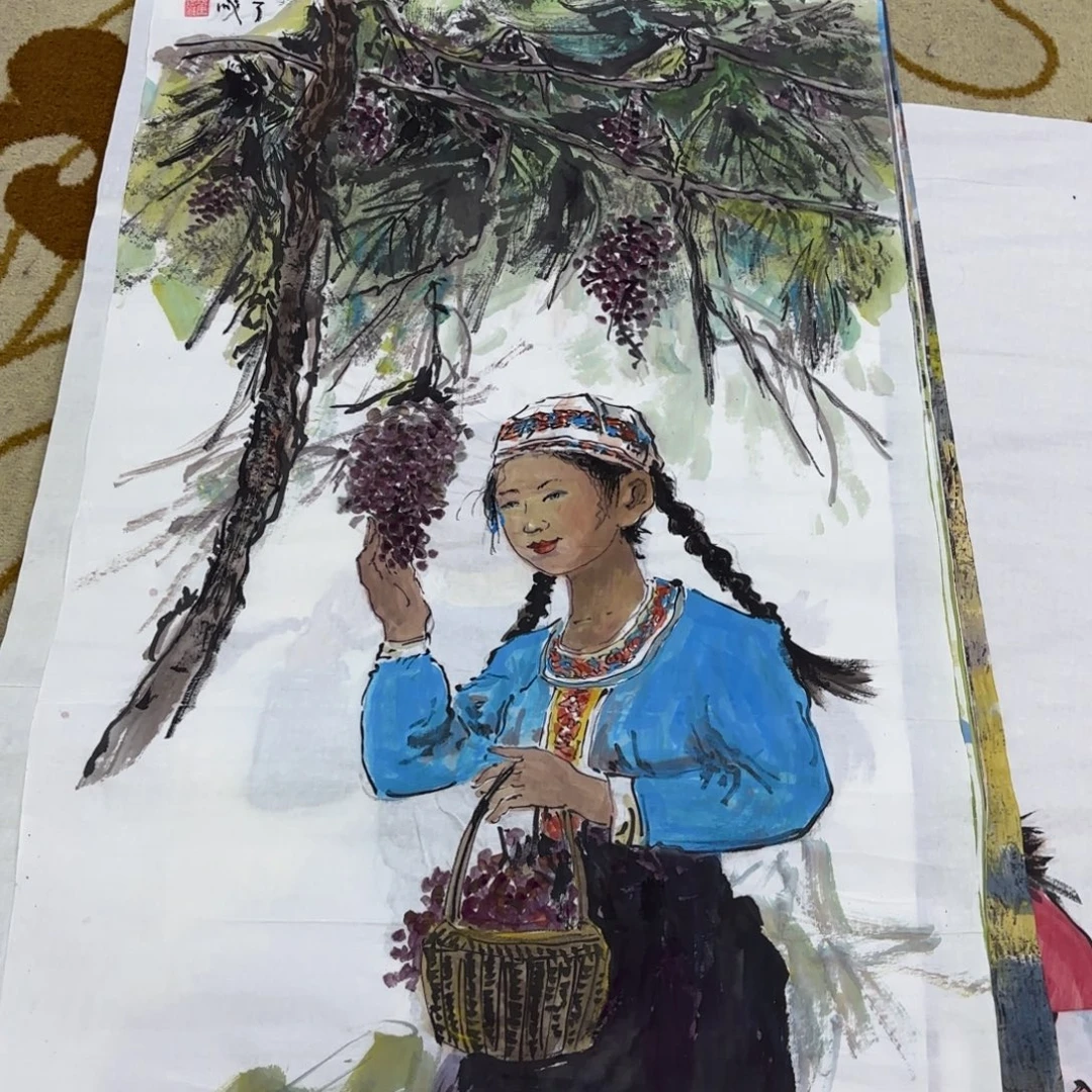国画崔广成四尺艺