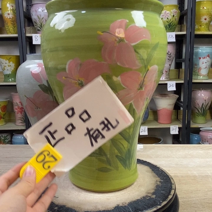 景德镇高温陶瓷花盆