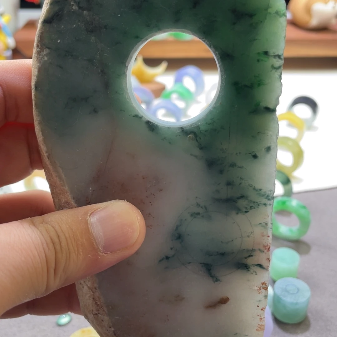 朋***老定制翡翠未镶嵌翡翠
