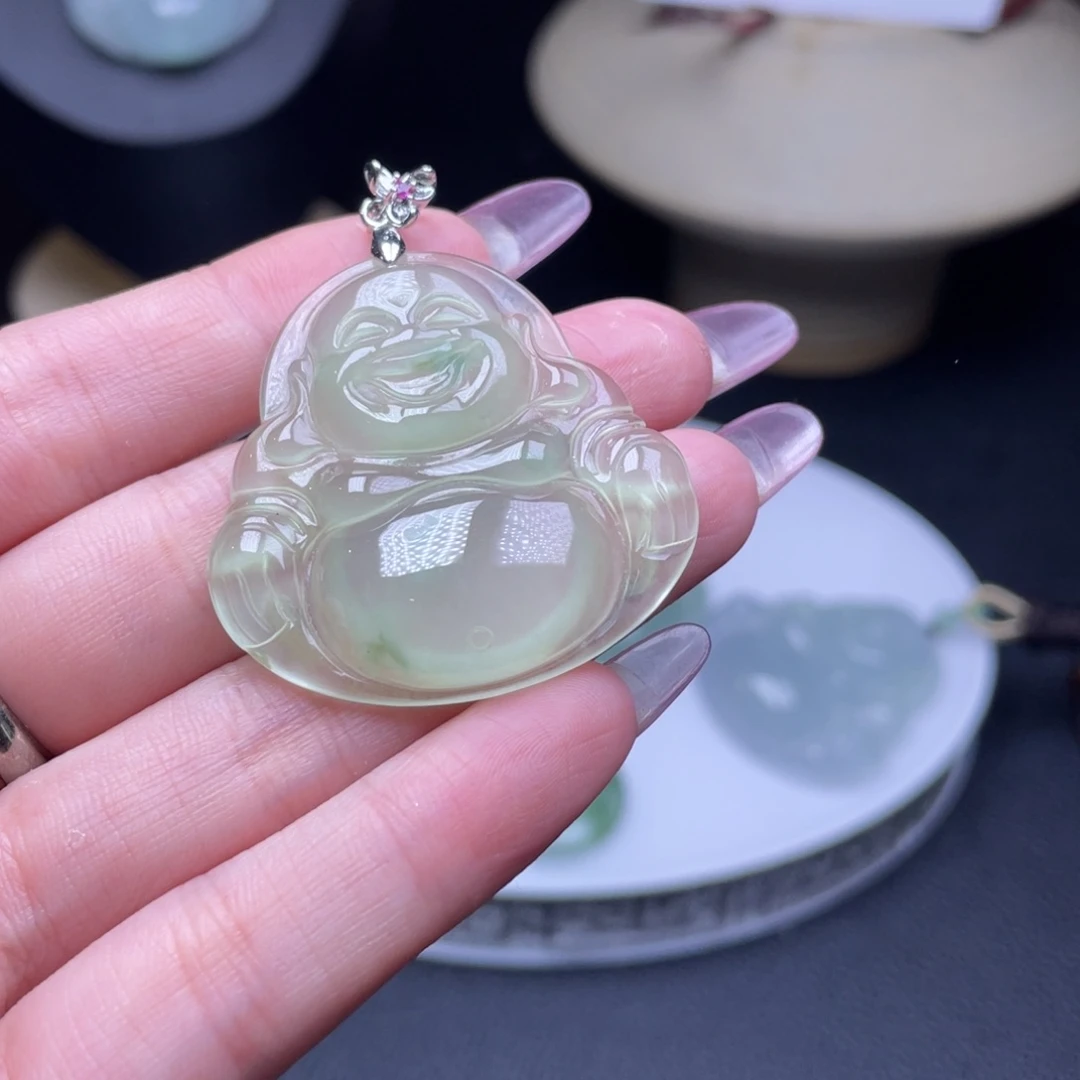 颈饰未镶嵌翡翠吊坠