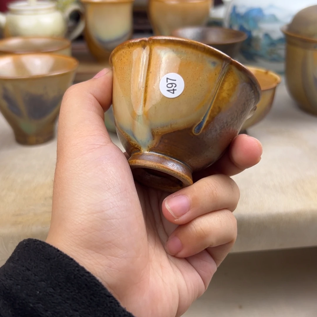 杯纯手工柴烧主人杯