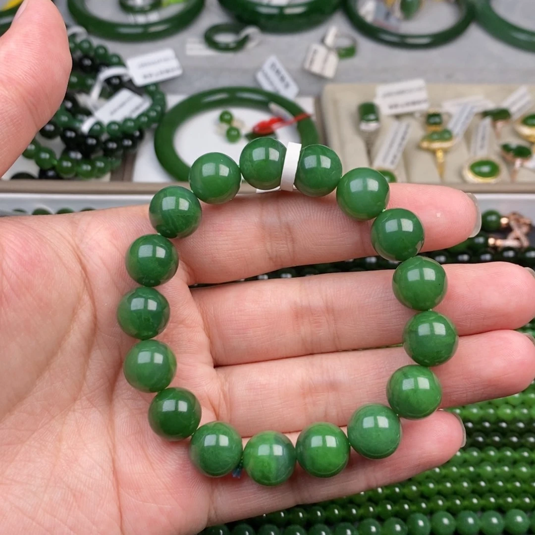 未镶嵌手串和田玉（碧玉）卡12