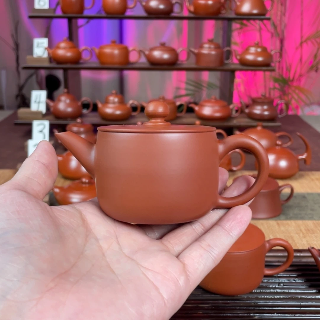 大***易茶壶紫砂超薄汉瓦120cc