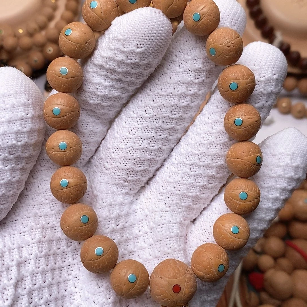 凤眼菩提手串镶嵌手串12.5