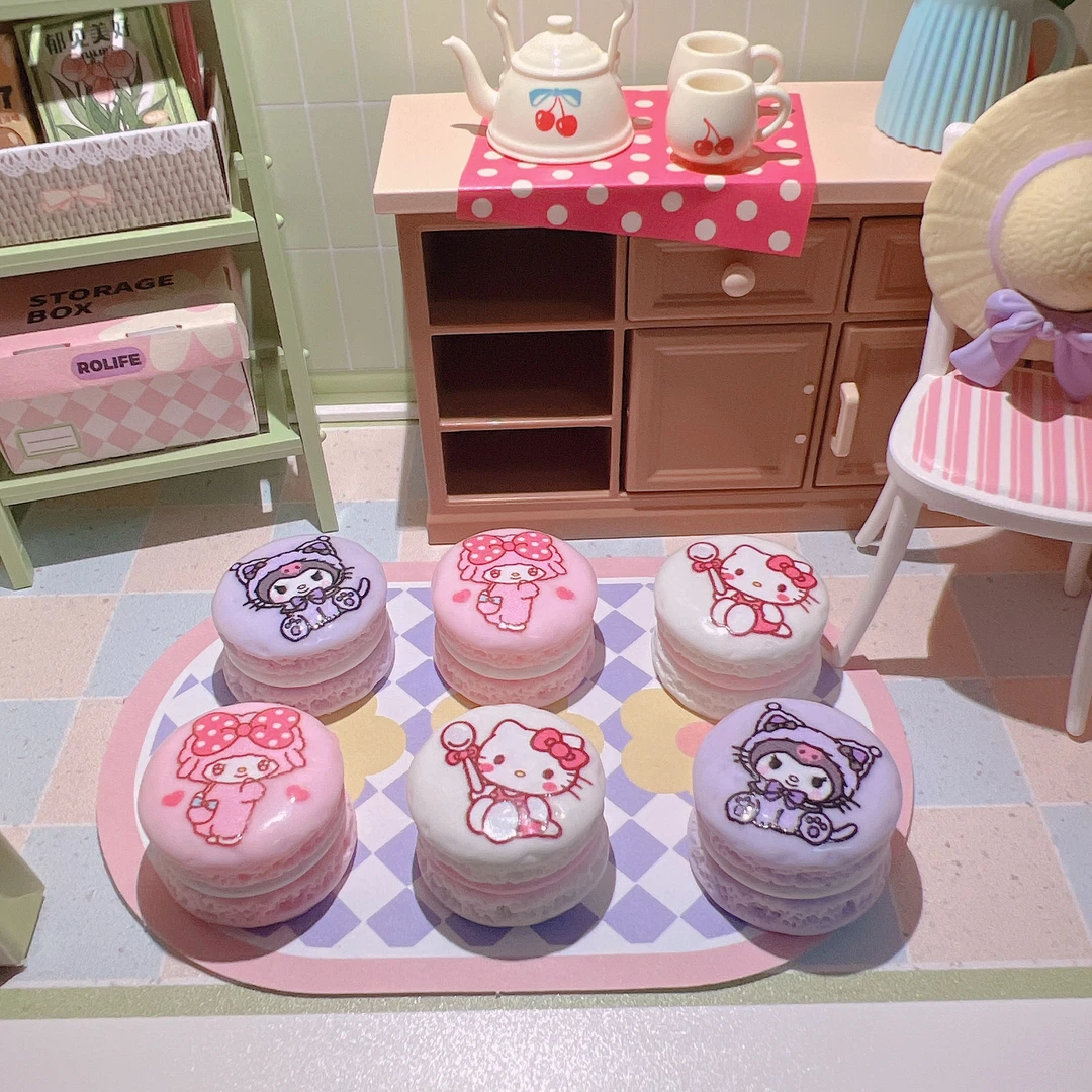 【新悦定制】3色三X欧马卡龙亮面树脂配件