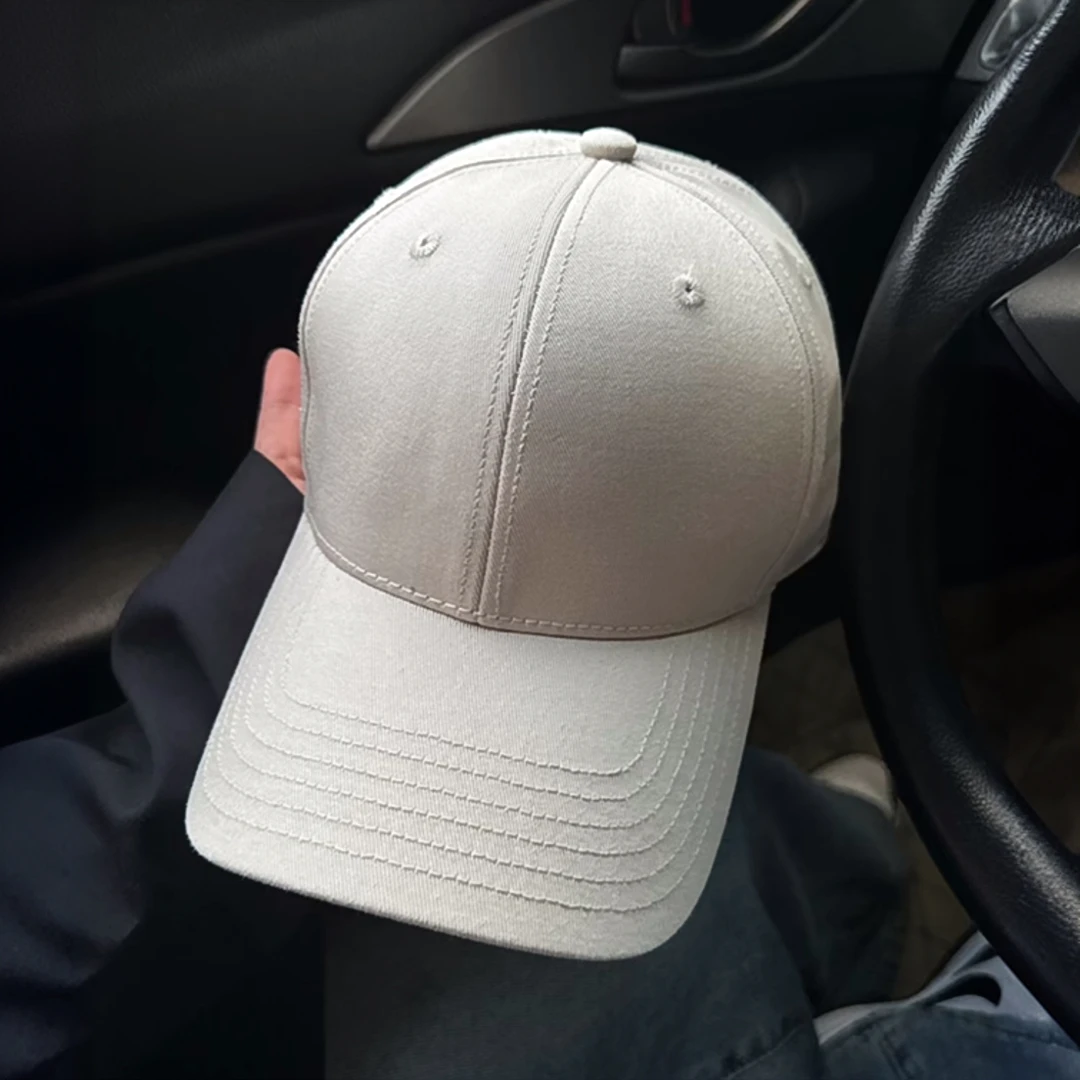 棒球帽子男女春夏季简约软顶光面遮阳百搭鸭舌帽-劳