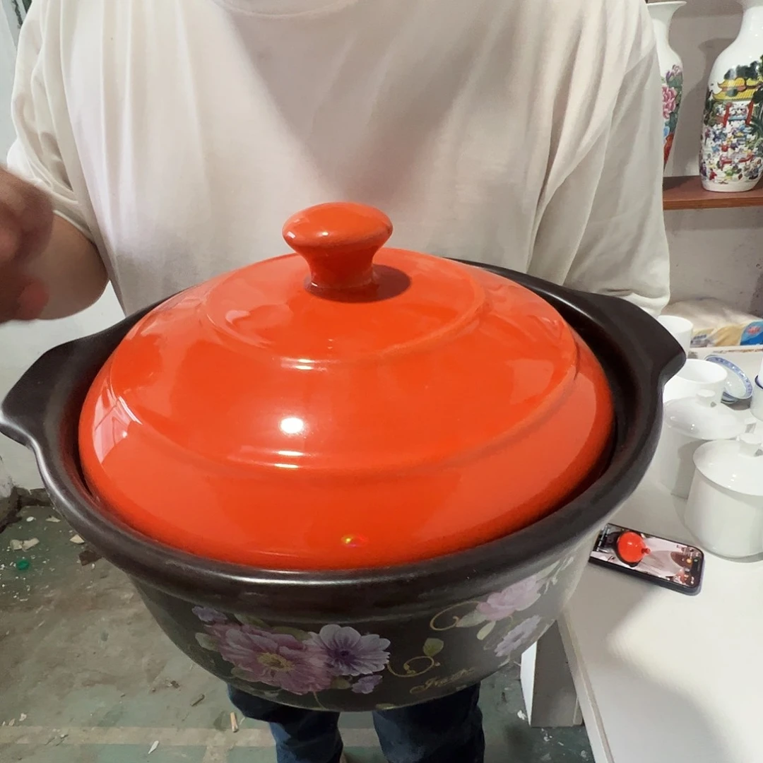 瓷片景德镇陶瓷8斤大砂锅一只