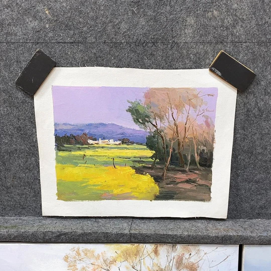 油画风景油画作品