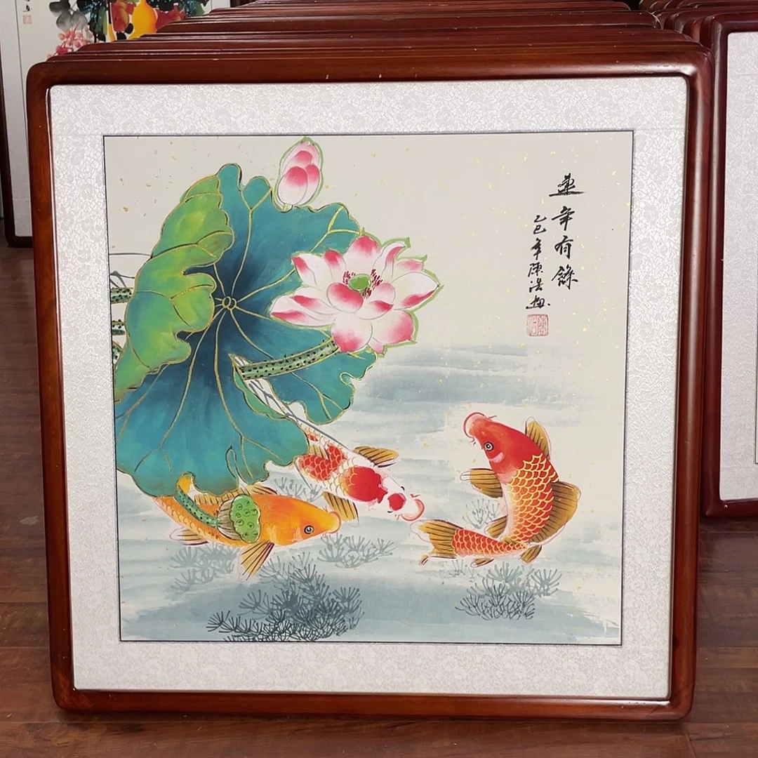 国画带框尺寸63*63厘米