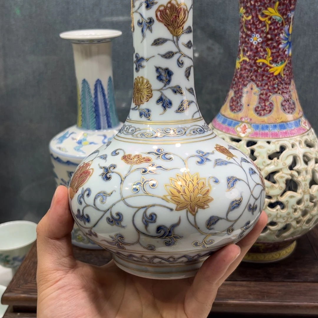 苏***摆件瓷器工艺品摆件青花