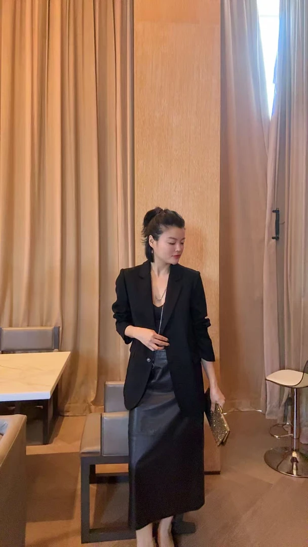 TANTAN  羊毛 气质时尚翻领高级西装 ZX 2279