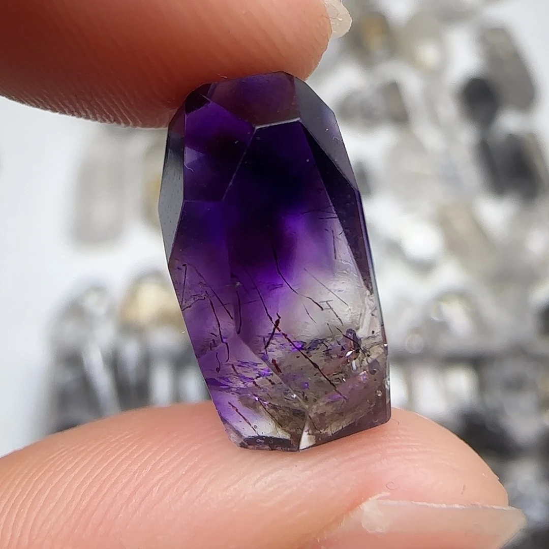 未镶嵌水晶珠宝半成品发丝超七