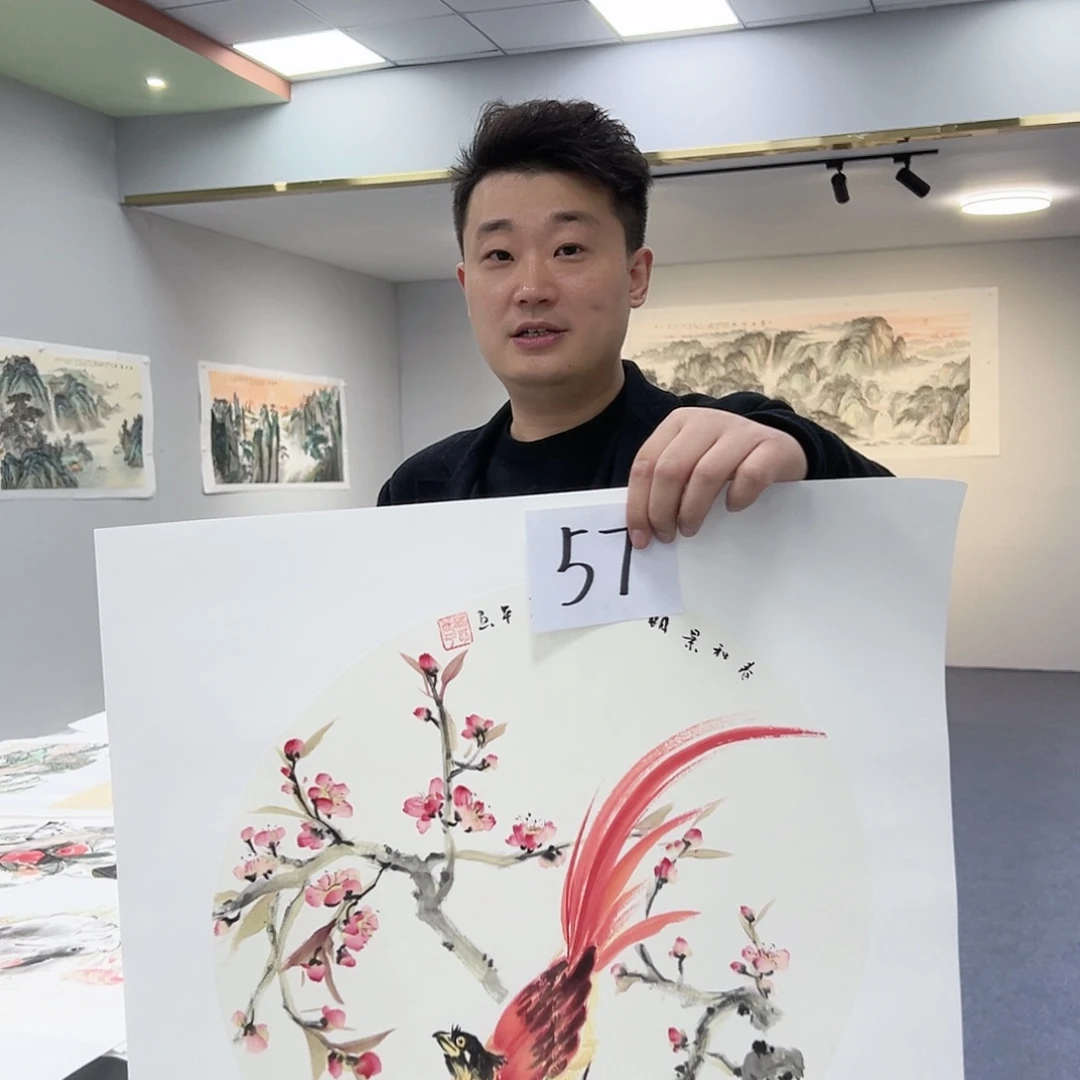 国画国画作品宣纸纯手绘