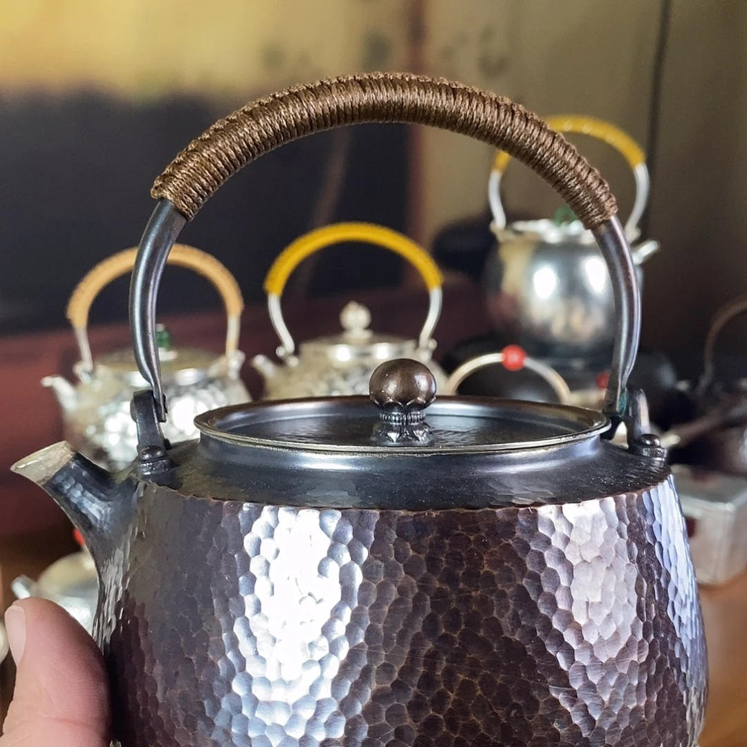 迎***新手工制作紫铜壶工艺