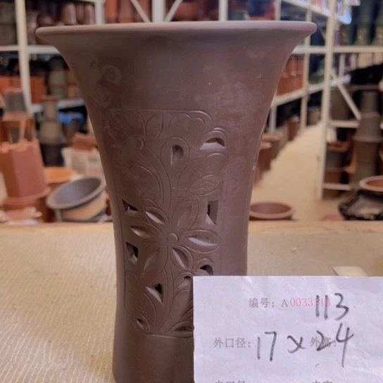 紫砂花盆紫紫砂盆