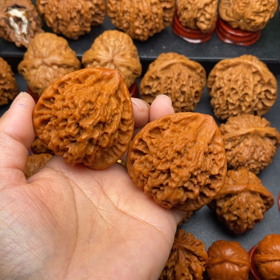 把件文玩核桃48官帽