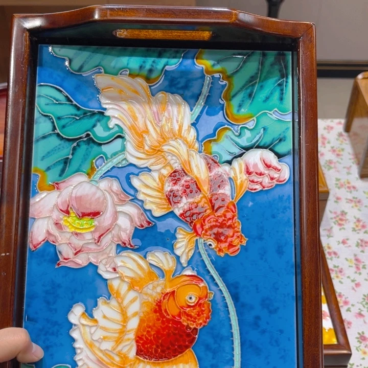 一体款瓷板画艺术作品