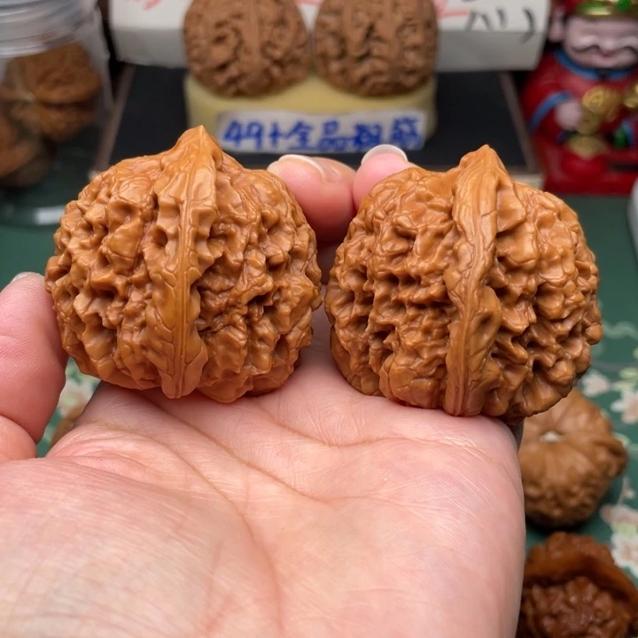 【闪购商品】把件文玩核桃47龙鼎精修