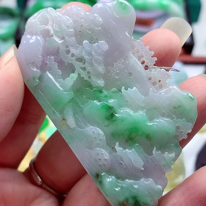 翡翠未镶嵌颈饰翡翠