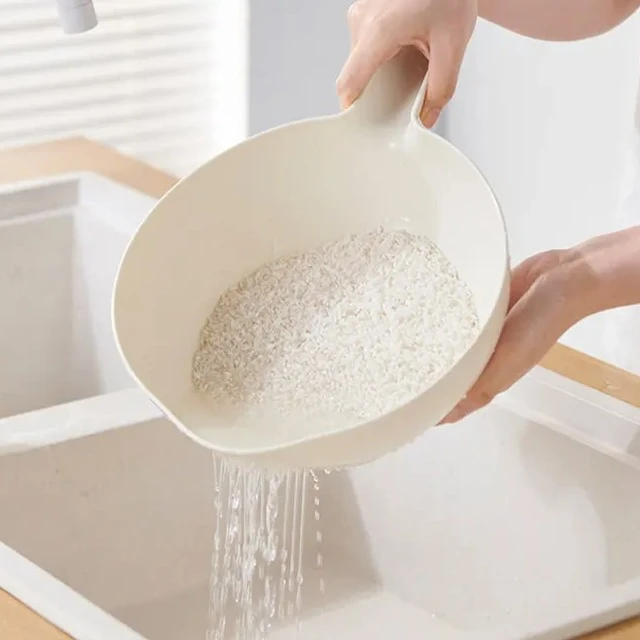 家用厨房淘米洗米筛淘米盆沥水篮家用多功能客厅塑料水果盘洗菜篮