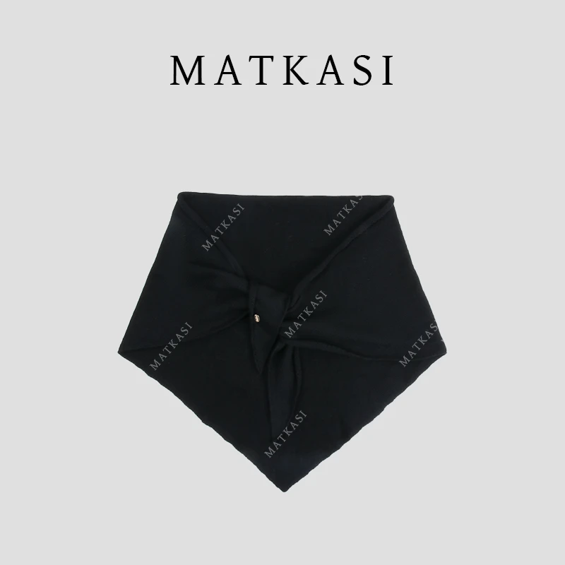 MATKASI 设计感时尚休闲简约日常通勤气质百搭三角巾披肩女