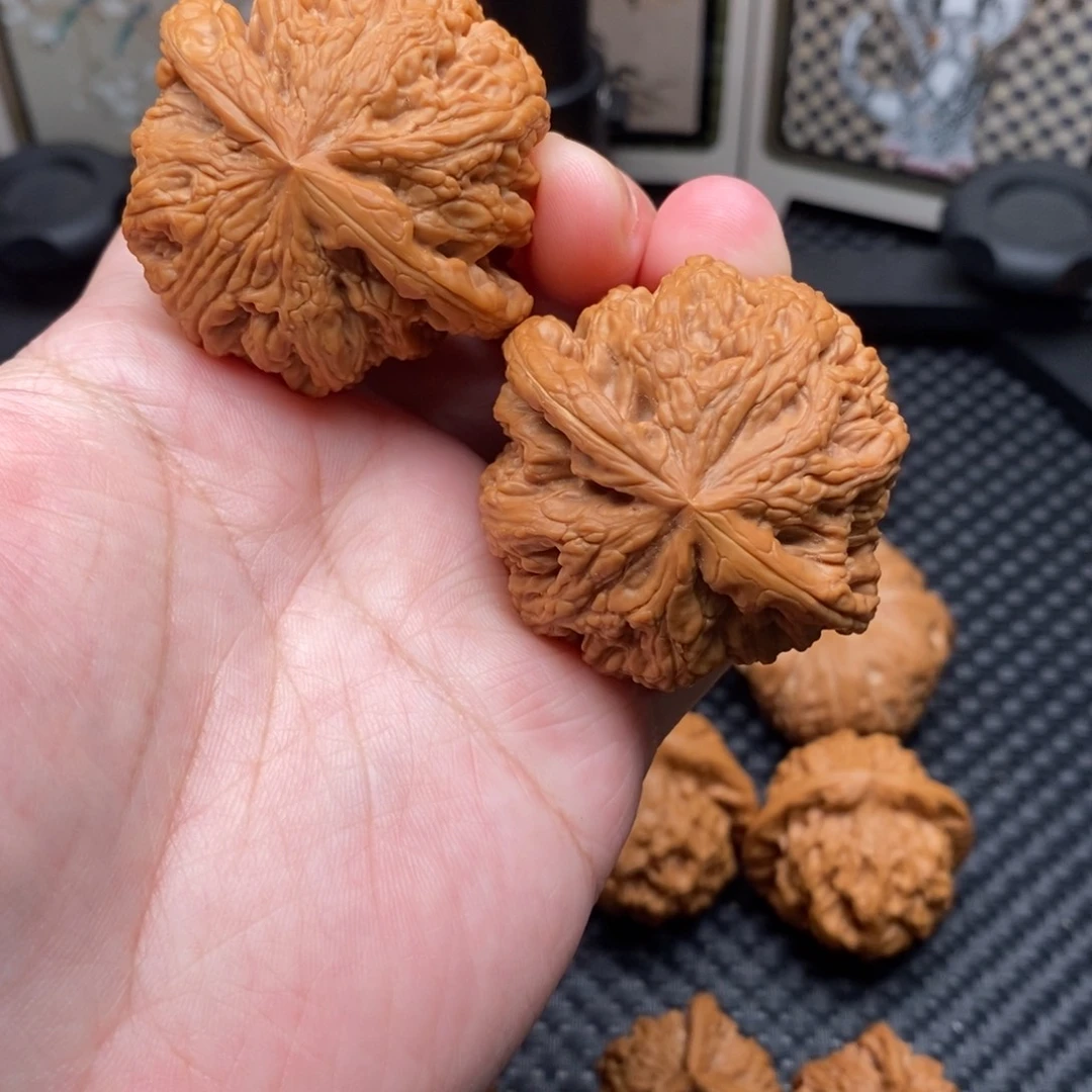 把件文玩核桃46尺球筋