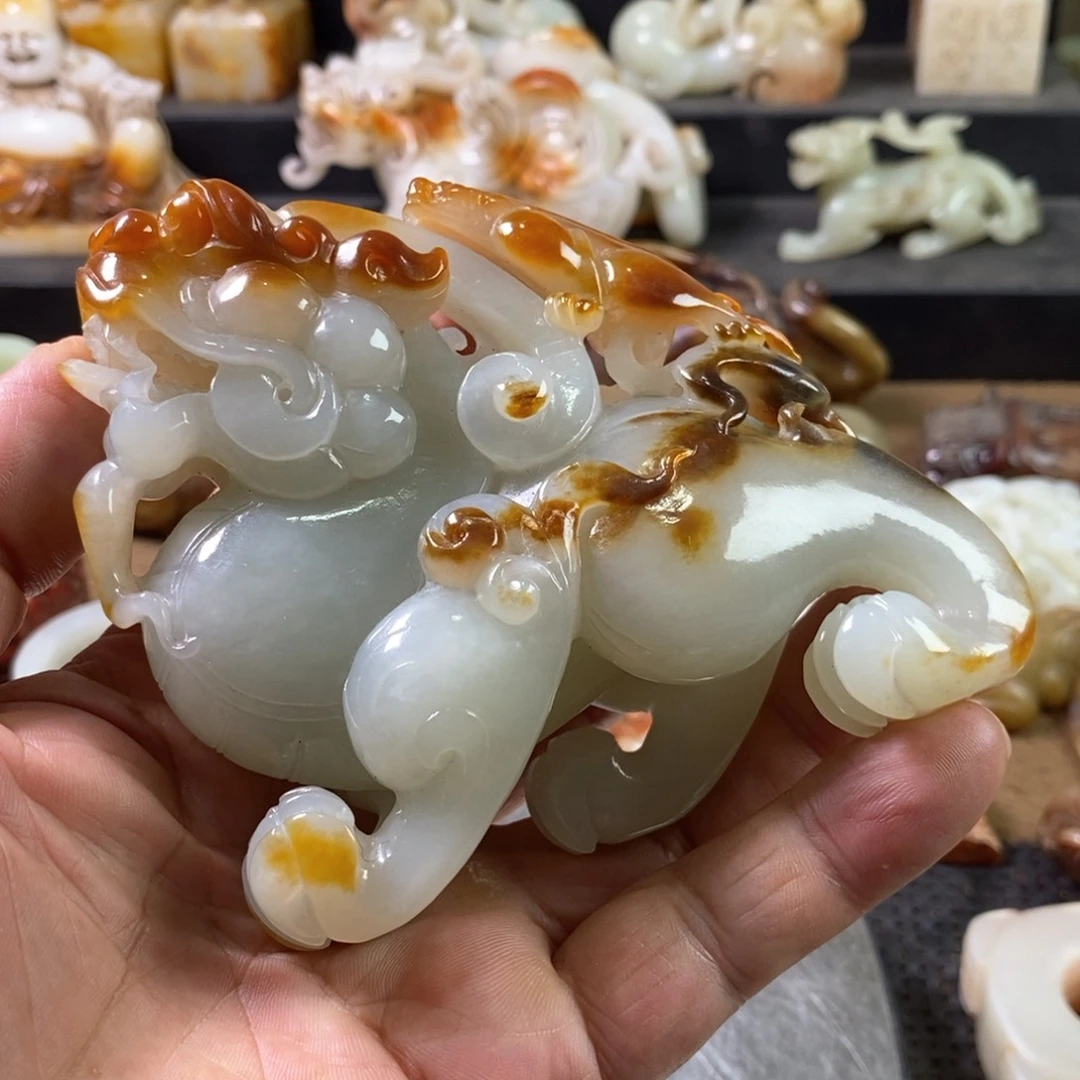 和田玉（糖玉）未镶嵌挂件