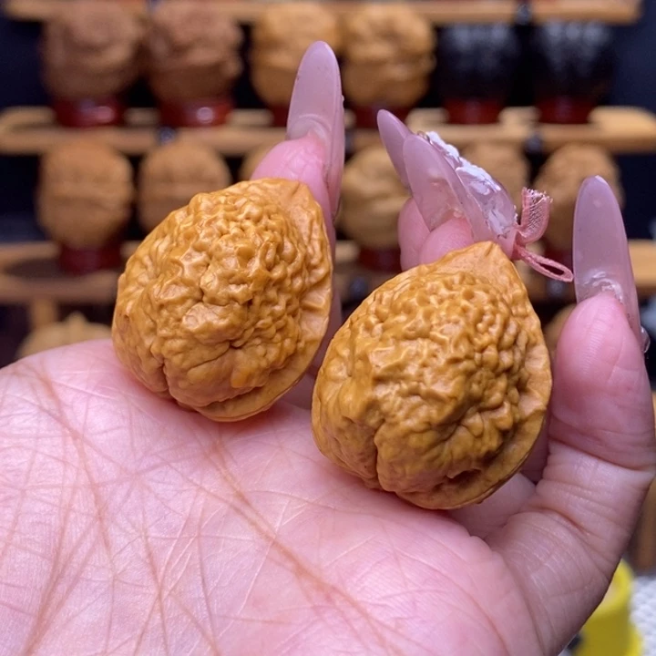 文玩核桃把件云石舍利39号28尺