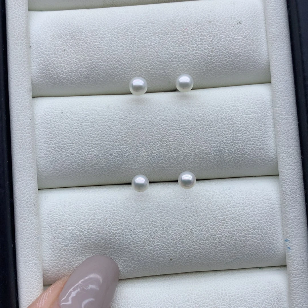 青***娣银S925镶嵌戒指淡水珍珠
