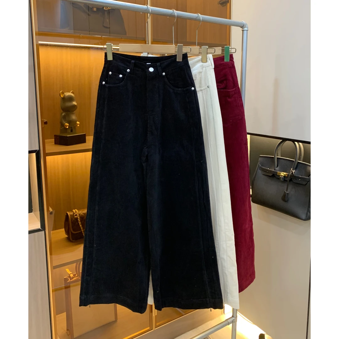 （多款单件）2024秋冬新款裤子时尚设计感简约大气显瘦长裤女