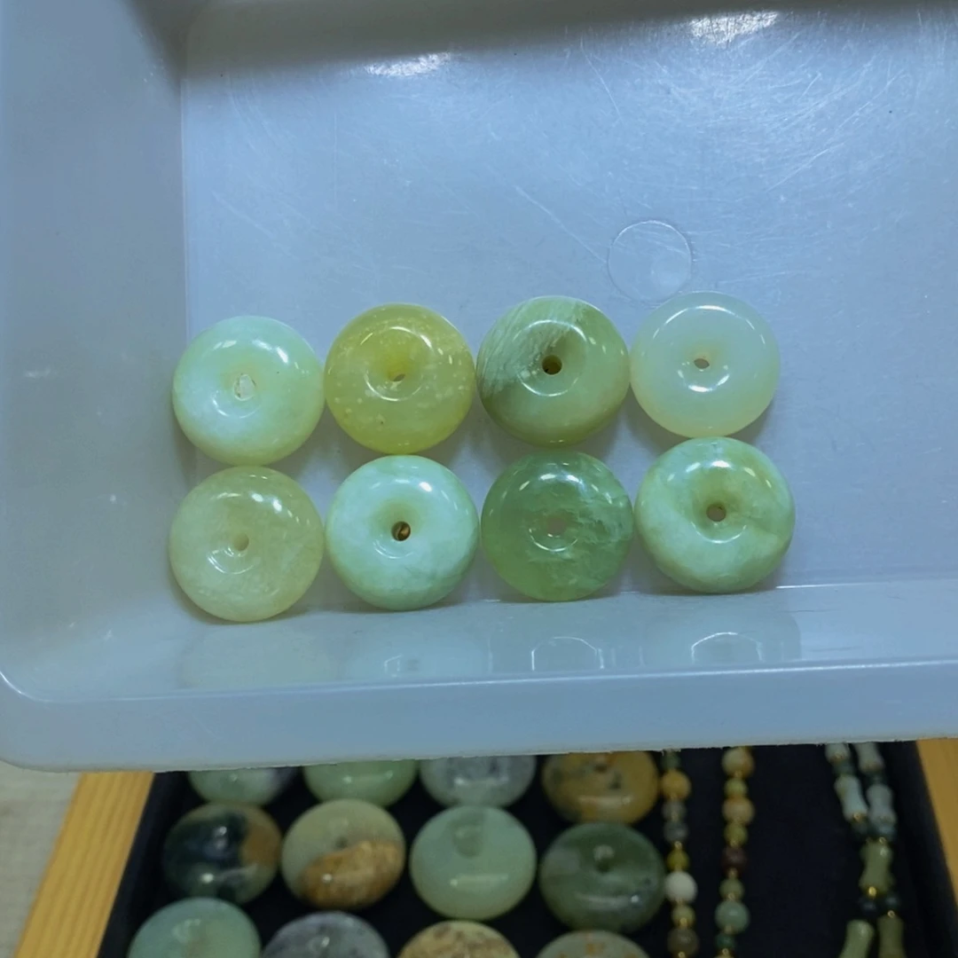 蛇纹石玉未镶嵌毛衣链28