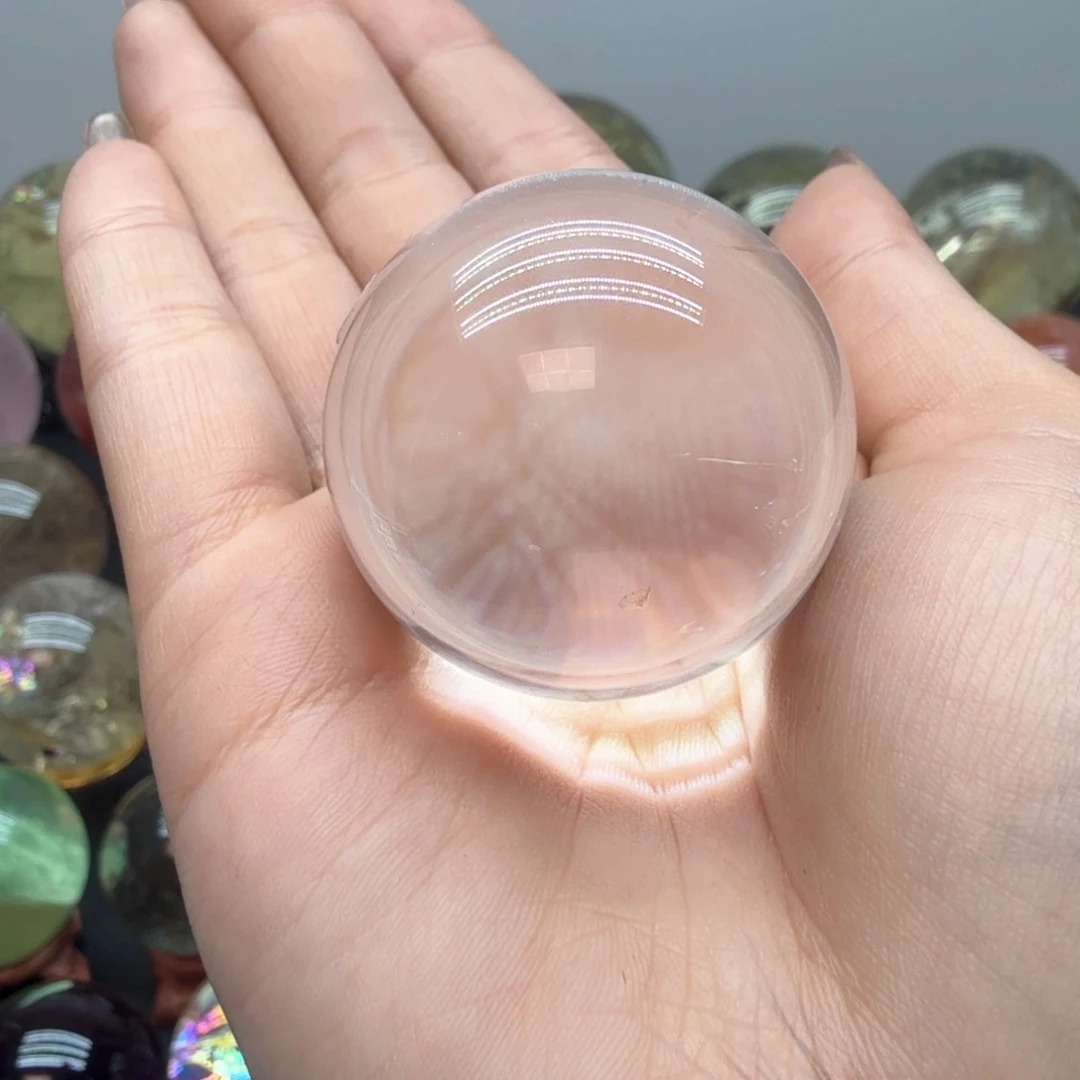 水晶天然水晶默认微瑕 772 3.8未镶嵌屁*