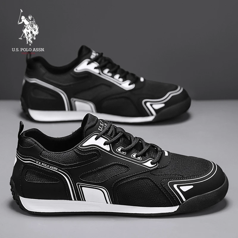 U.S. POLO ASSN. 男鞋新款软底时尚潮流运动男鞋透气高颜值休闲鞋