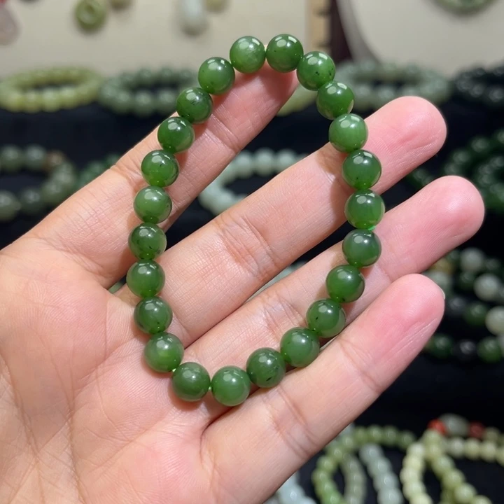 和田玉未镶嵌手链卡8