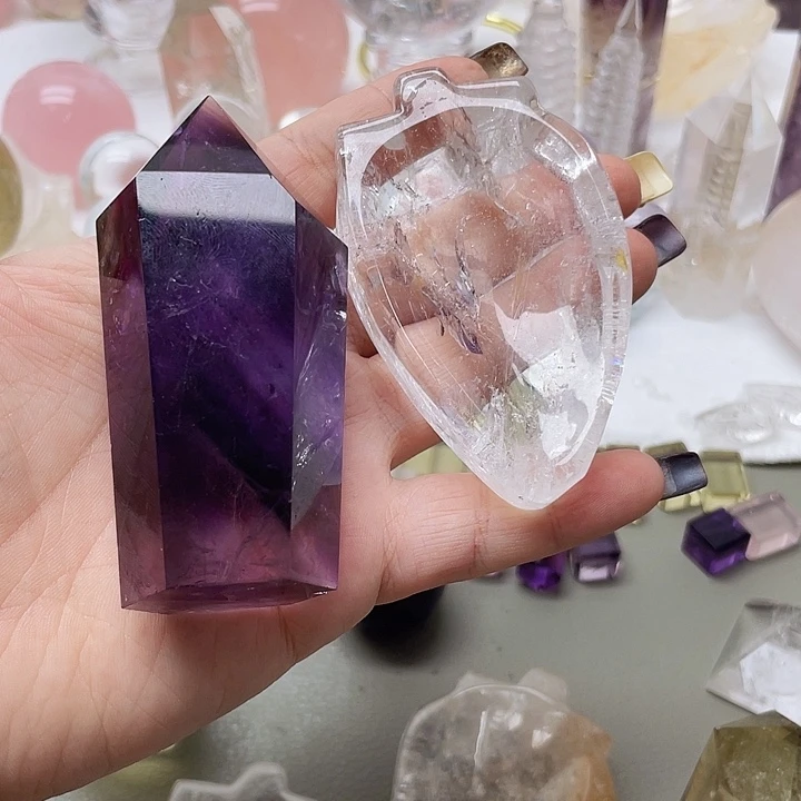 ^***n未镶嵌珠宝半成品水晶194
