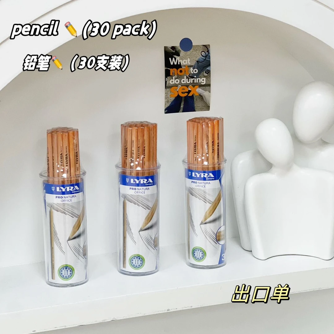 原木30支一桶装铅笔    11383