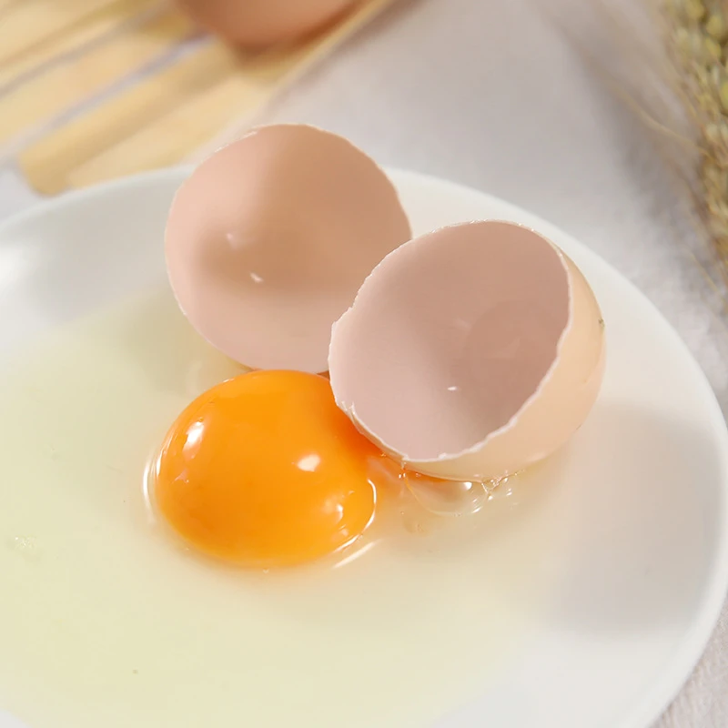 大山林下散养土鸡蛋新鲜营养红心鸡蛋