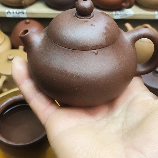 茶壶紫砂紫泥文但180豪升左右