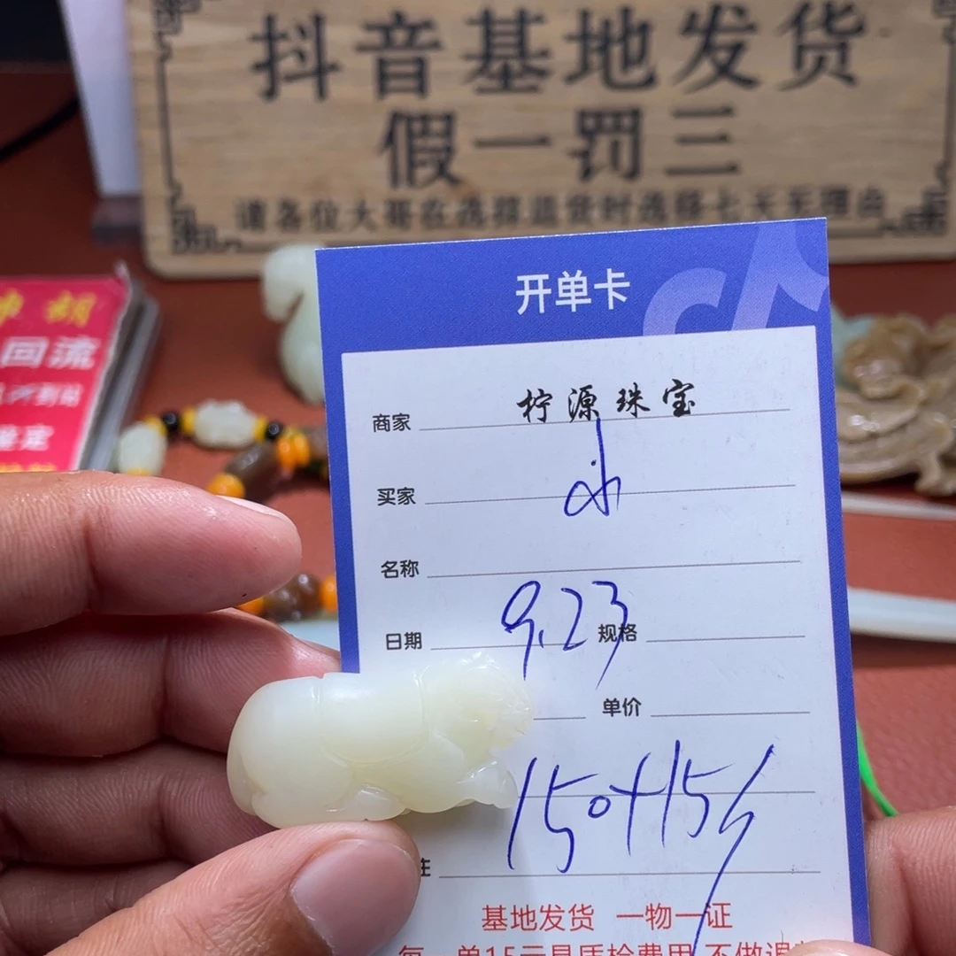 小***雨颈饰未镶嵌和田玉