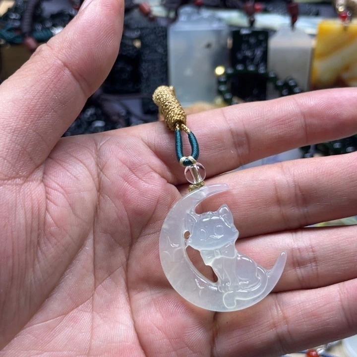 泰***玉未镶嵌蛇纹石玉手链