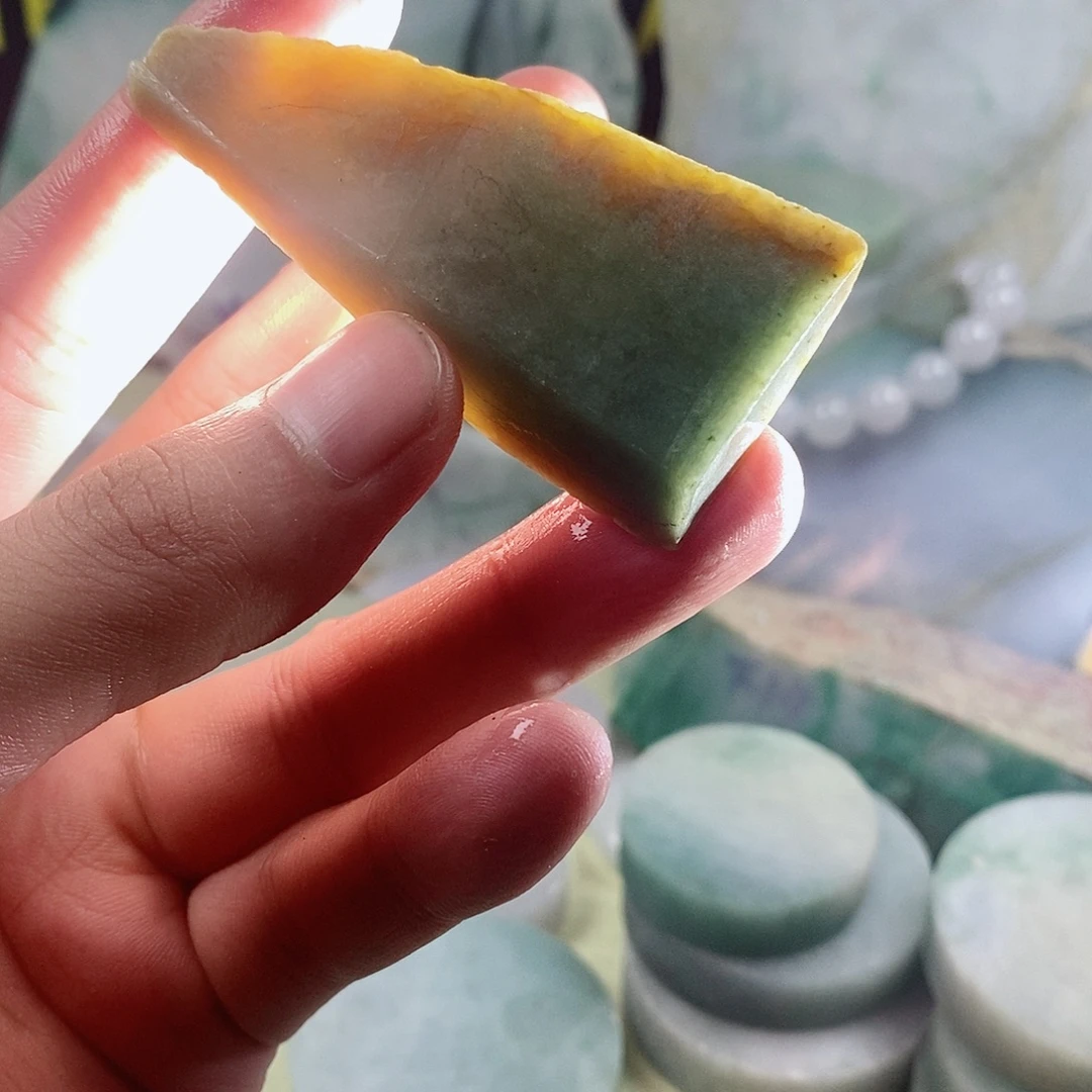 翡翠散珠天然缅甸翡翠a货7