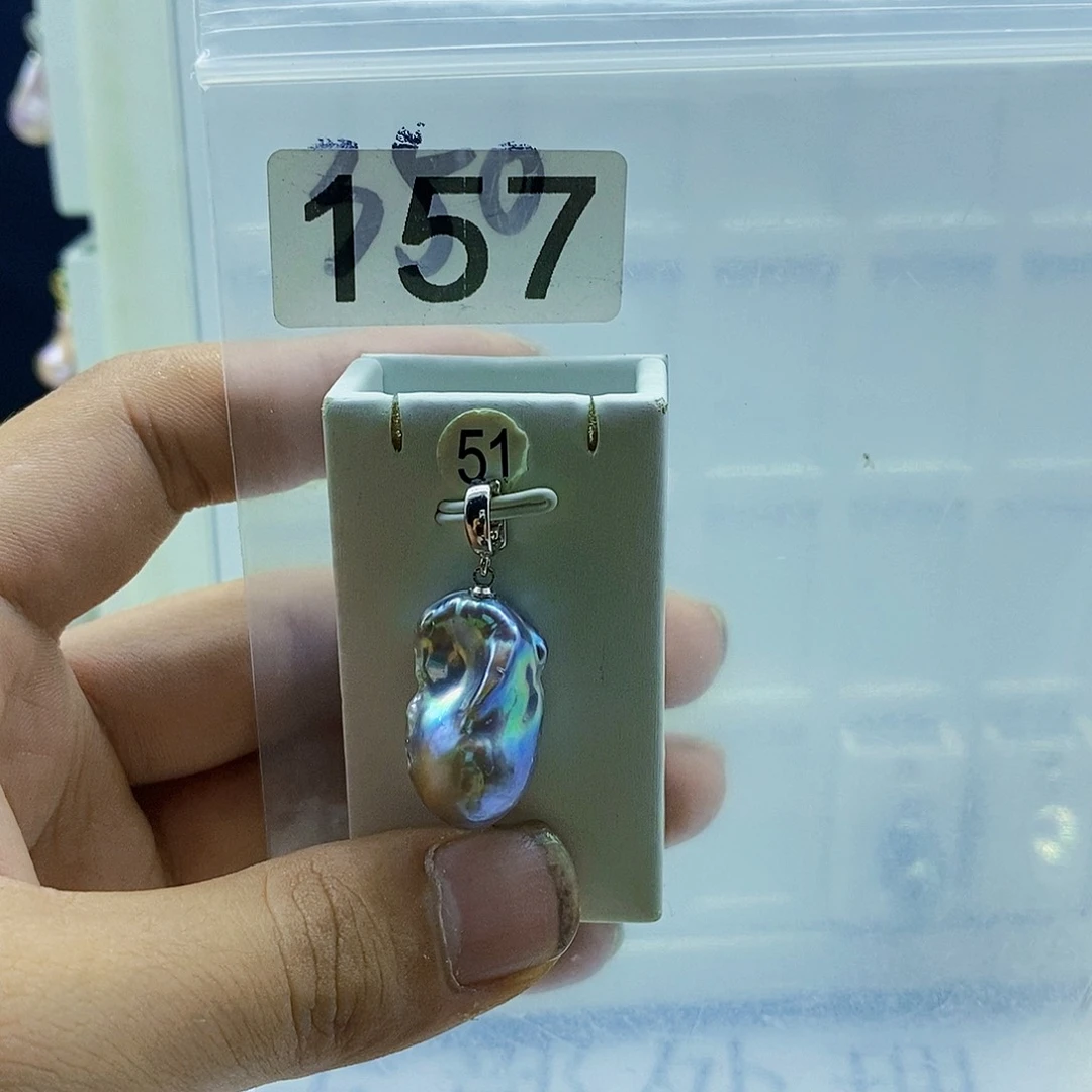 颈饰合金淡水珍珠