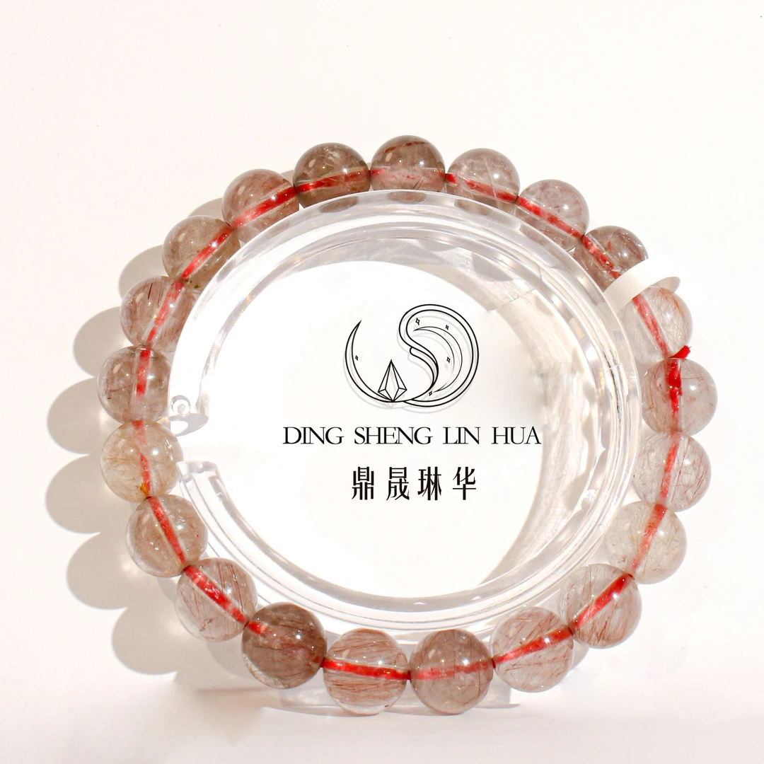 红兔毛天然水晶单圈多样款式手串